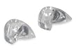 Battalion 1HJL2 Mirror Clip, Plastic, L 5/8 In, PK 25