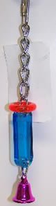 Bell Plastics B346 Single Bell Hanging Small Acrylic Bird Toy
