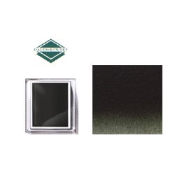 DALER ROWNEY 専門家用 水彩絵具　固形（ハーフパン）　ランプブラック