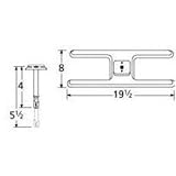 Music City Metals 10201-70201 Stainless Steel Burner Replacement for Select El Patio and Falcon Gas Grill Models