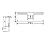 Music City Metals 10201-70201 Stainless Steel Burner Replacement for Select El Patio and Falcon Gas Grill Models
