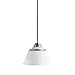 Kichler Lighting 2770NI Daphne 1-Light Mini Pendant, Brushed Nickel with Textured Wave Glass