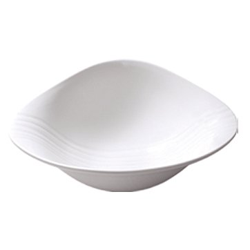 Oval White Melamine Buffet Bowl