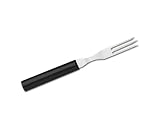 Rada Cutlery Granny Fork, Made in USA, Dishwasher Safe Black Handle (W222)