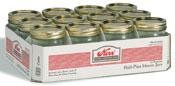 Kerr Regular Mouth Canning Jars 1/2 Pint 12 jars per case
