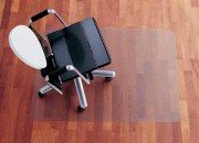 Bodenschutzmatte Parkett aus Polycarbonat 122 cm x 150 cm 10 Jahre Garantie