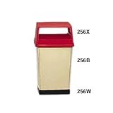 Rubbermaid-Cream 56 Gallon Glutton Container 56 Gallon (256BOW) Category: Outdoor Trash Cans and Containers