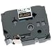 Electronics : Brother TZ354 1in Labeling Tape (26.2ft, Gold on Black)