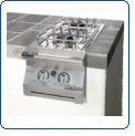 Solaire Double Brick In Side Burner - LP
