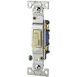 Non-Grounded Toggle Switch, Ivory