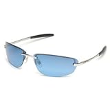 Men's Wrap Around Street X02 Sports Sunglasses Range With Shatterproof Polycarbonate Lenses + Cleaning Cloth / Protective Drawstring Pouch & Matching Sports Cord - Available in 3 Colours Shiny Dark Gun, Matt Silver & Reef Blue
