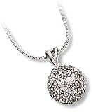 Disco Ball Pendant with Clear CZ