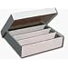 BCW Monster 4 Row Storage Box (3200 Ct.) - Corrugated Cardboard Storage Box - Baseball, Football, Basketball, Hockey, Nascar, Sportscards, Gaming & Trading Cards Collecting Supplies