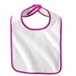 Rabbit Skins - Infant Snap Bib, Raspberry