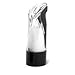 Cole and Mason Emporer 6-1/4 Inch Salt Mill, Black Plastic and Clear Acrylic