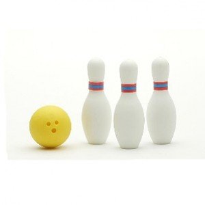 Japanese Iwako Eraser-Bowling Yellow