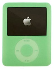 LIGHT GREEN Silicone Case/Skin/Protector/Cover for Apple 3rd Generation iPod Nano Video/Graphic, both Nano 4GB and Nano 8GB. We also have white, light blue, pink and black color cases.