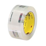 3 x 110 Yards 3M # 313 Scotch Brand Acrylic Clear Carton Sealing Tape 2.5 Mil (T907313)