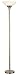 Adesso Remote Control Torchiere, Satin Steel