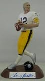 Terry Bradshaw Autographed Pittsburgh Steelers Away Jersey Limited Edition Salvino Figurine