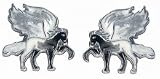 Eigenschaften Janusch / Ohrstecker Silber Emaille Pegasus