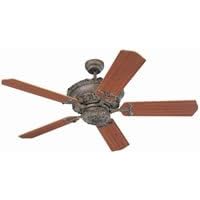 Monte Carlo 5AB52TB Aberdeen 52-Inch 5-Blade Ceiling Fan with Mahogany Blades, Tuscan Bronze