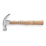 Westward 2DBP8 Curved Claw Hammer, 20 Oz, Hickory Handle