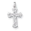 Sterling Silver Cross with 20 Inch Sterling Silver Chain