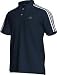 adidas Mens Essential Polo Shirt - Black/White - Medium -