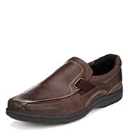 Airflex™ Comfort Leather Elasticated Tramline Shoes