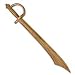 Sporting Goods : Practice Pirate Cutlass Wooden Prop Sword