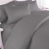 JS Sanders 1500 Thread count Queen Size 4pc Egyptian Bed sheet set, Gray