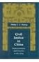 Civil Justice in China: Representation and Practice in the Qing