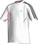 Adidas Kinder T-shirt Clima Short Sleeve, wei&szlig; / schwarz, 152, O03528-152 Preisvergleich