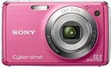 Sony Cybershot DSC-W220 12MP Digital Camera with 4x Optical Zoom with Super Steady Shot Image Stabilization (Light Pink)