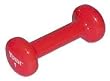 Colored VinylCoated Dumbbells - Pair - 1lb - Exercise