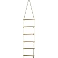 Activity Toys : 6 Rung Wooden 2 meter Rope Ladder [Toy]