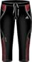 Adidas Damen 3/4 Tights Response Drei Streifen, black/core energy s12/light onyx, 34, X19737
