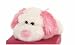 Plush Lying Pink Cute Dog with Sound 10