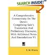 A Comprehensive Commentary On The Quran: Comprising Sale's Translation And Preliminary Discourse, With Additional Notes... by E. M. Wherry