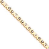 14k A Quality Completed Diamond Xs Tennis Bracelet X2627A