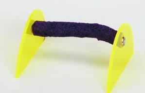 Parrotopia Mini Training Bird Stand Size Medium 6.5inx2.5in Assorted Colors