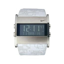 Click here to buy Nike Oregon Series Square Digital Leather Camo Watch - White Gunmetal - WA0052-191 by Nike.