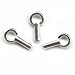Sterling Silver Cord End/1.5mm X 5mm Crimp Beads W/ Loop (10)