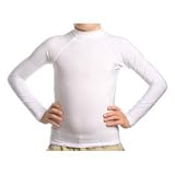 Kid's UV Rash Guard Shirt - Long Sleeved White