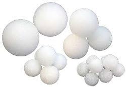 Assortment of (8) Styrofoam Spheres
