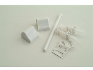 Basic P/P 001412 Toilet Seat Fitting White
