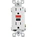 LEVITON WEATHER GFI 20AMP 125V WHITE NIC