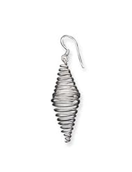Sterling Silver Fancy Earrings QE4037"