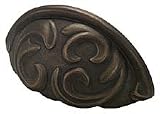 Schaub & Company 3'' cc Solid Brass Cup Pull, Ancient Bronze